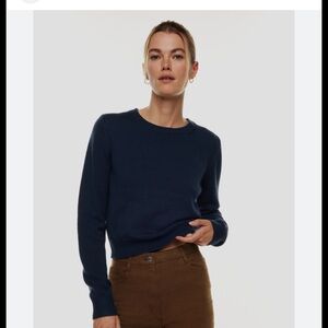 Wilfred Midnight Blue Crew Neck Sweater